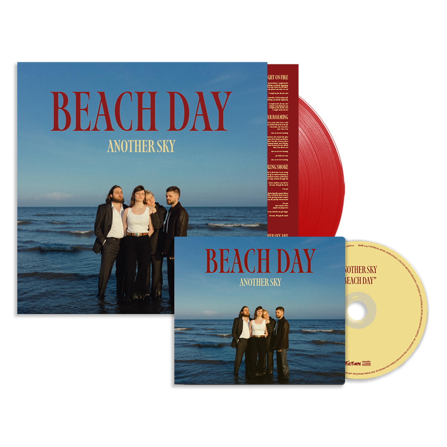 Beach Day: CD + Signed Red Vinyl LP