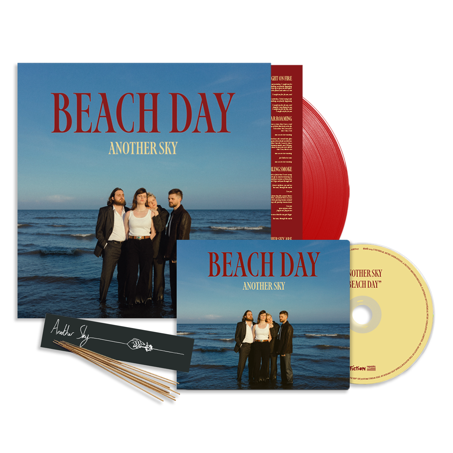 Beach Day: CD + Signed Red LP + Incense