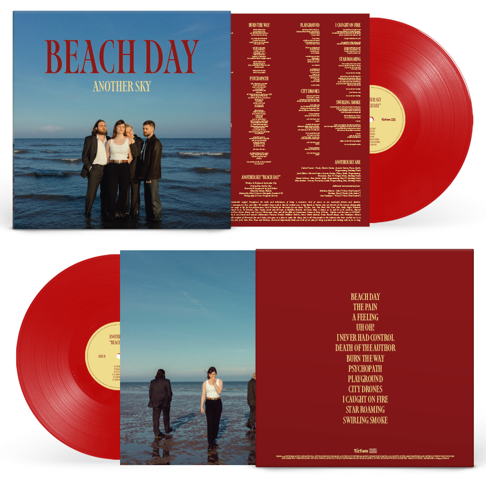 Another Sky - Beach Day: Signed Red Vinyl LP